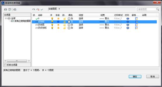 CAD如何設(shè)置圖層顏色、線型與線寬